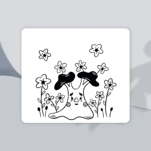 The hidden watcher mouse pad